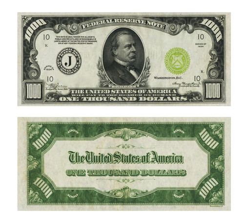 Banconota 1000 dollari - 1000,
