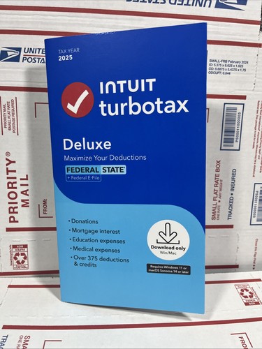 Turbotax deluxe desktop - turbotax, 2025