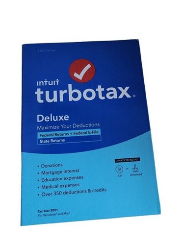 Turbotax deluxe state - deluxe, and