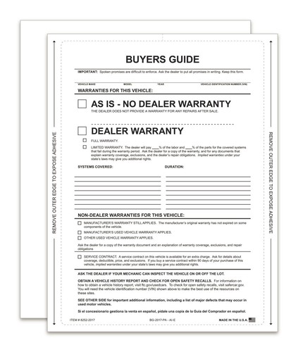 Federal buyers guides as - guides, is