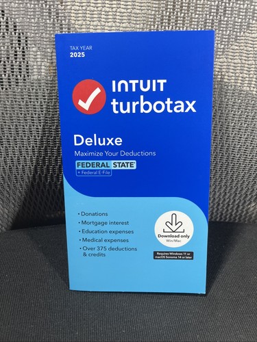 Turbotax deluxe desktop 2025 - deluxe,