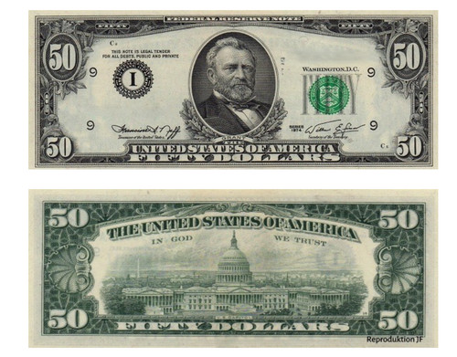 Banconota dollari federal - 50,