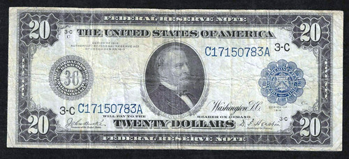Banconota dollari 1914 - banconota,