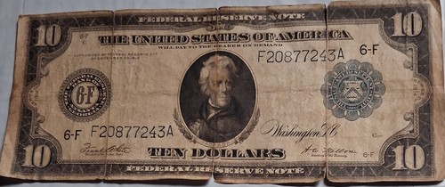 This series 1914 - $10, blue
